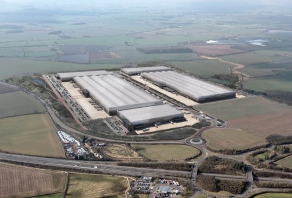 Aerial view of the new Jaguar Land Rover Global Parts Logistics Centre, which Unipart has won a five-year contract to win