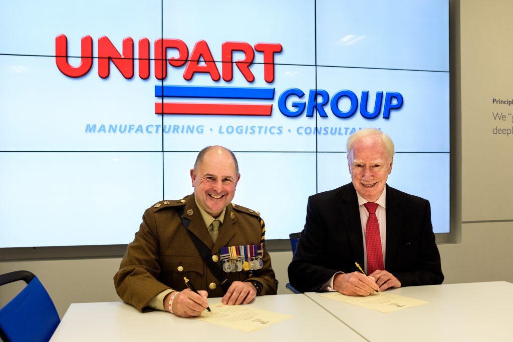 2018 – Unipart signs Armed Forces Covenant