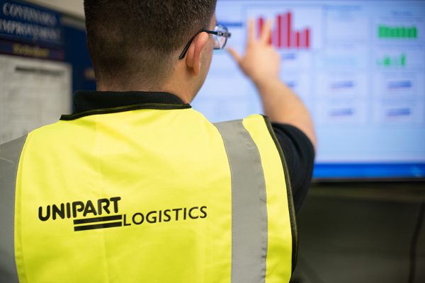 Unipart Logistics hi vis digital comms cell 2019