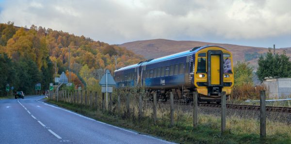 Scotrail train, a Comms Design customer.